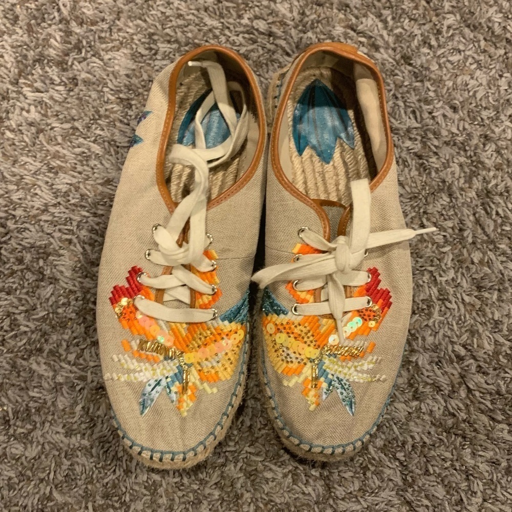 Women’s Nine West Embroidered and Sequined Shoes